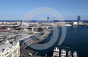 Port Vell in Barcelona photo