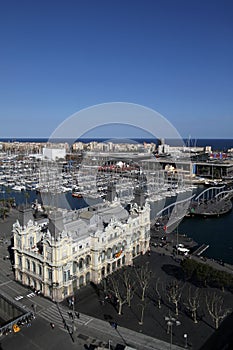 Port Vell in Barcelona
