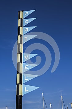 Port Vell sign photo