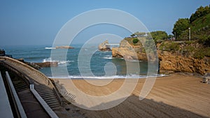 `Port Vieux` old port beach, Biarritz, France