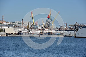 Port of Vladivostok Golden Horn Bay Floating dock