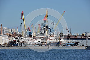 Port of Vladivostok Golden Horn Bay Floating dock