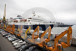 Port Vladivostok. Russia.