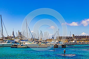 Port yachts False Bay Simons Town Cape Town South Africa