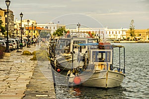 Port of Zakynthos fishing boats