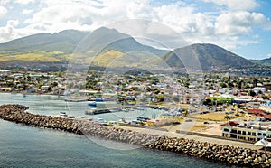 Port Zante on St. Kitts island