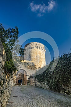 Porta di Castello, the access arch through the ancient defensive walls of the city