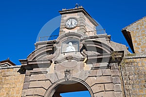 Porta di Poggio. Tuscania. Lazio. Italy.