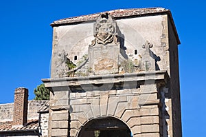 Porta Faul. Viterbo. Lazio. Italy.