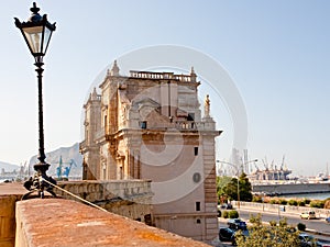 Porta Felice triumphal gateway in Palermo photo