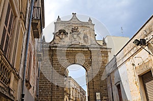 Porta Nuova. Mesagne. Puglia. Italy.