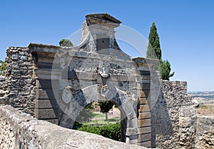 Porta nuova. Tarquinia. Lazio. Italy. photo