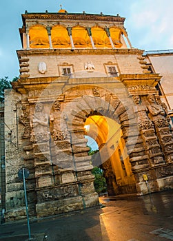 Porta Nuova â€“ City gate in Palermo, Sicily