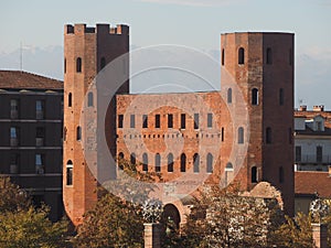 Porta Palatina (Palatine Gate) in Turin