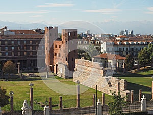 Porta Palatina (Palatine Gate) in Turin