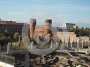 Porta Palatina (Palatine Gate) in Turin