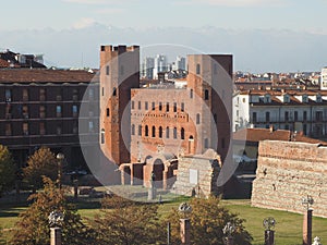 Porta Palatina (Palatine Gate) in Turin