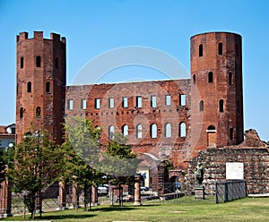 Porta Palatina, Turin, Italy