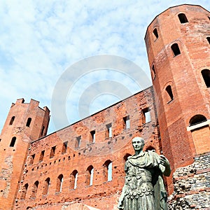 Porta Palatina, Turin, Italy