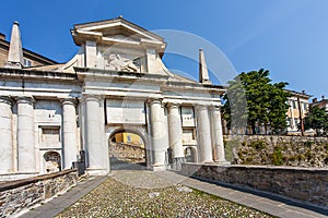 Porta San Giacomo in Bergamo Italy