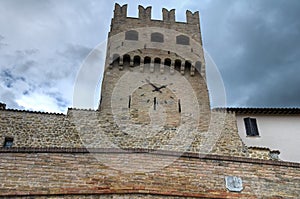 Porta St. Agostino. Montefalco. Umbria.