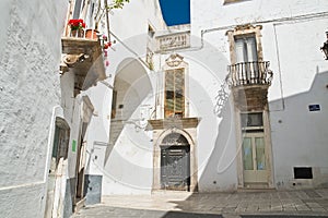 Porta St. Nicola. Martina Franca. Puglia. Italy.