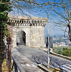 The Porta Ternana, the gateway to the city of Narni, one of the most important symbols of the beautiful medieval city