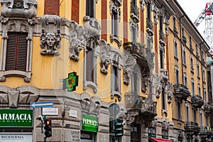 Porta Venezia is one of the historical gates of the city of Milan, Italy