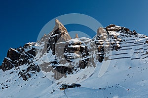 Porta Vescovo Peak on the Ski Resort of Arabba