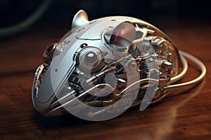 Portable Computer mouse. Generate Ai