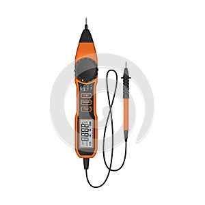Portable digital multimeter.