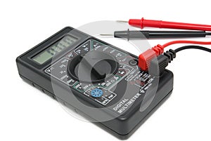Portable electronic digital multimeter