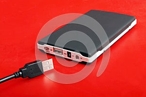 Portable external hard disk