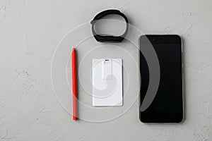 Portable flash drive card . mock up. Call-card disk souvenir presentation. closed and opened