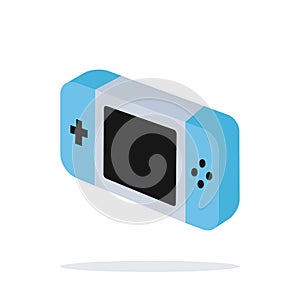 Portable game console illustration