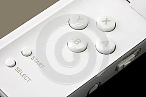 Portable Games Console on Black - Controls