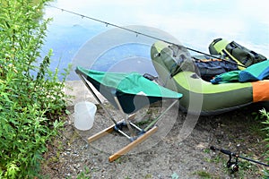 Portable inflatable utube modern chair fishing