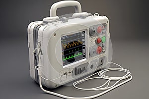 Portable medical equipment for ECG with monitor