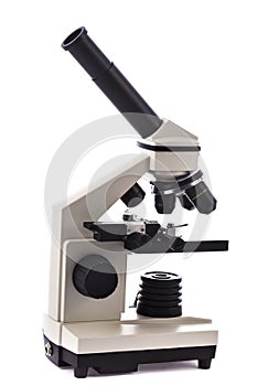 Portable microscope with interchangeable lenses