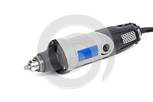 Portable Mini Drill Isolated on White