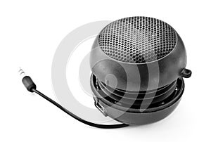 Portable mini speaker.