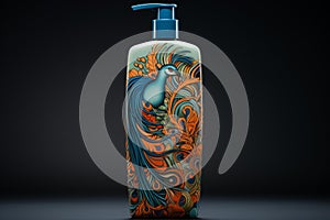 Portable Shampoo bottle. Generate Ai
