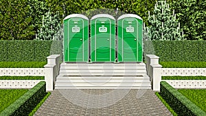 Portable toilets