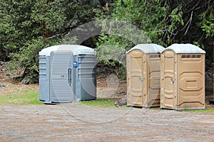 Portable toilets