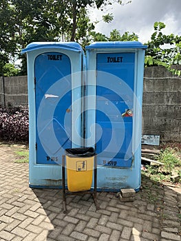 Portable toilets photo