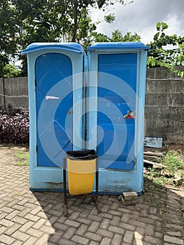 Portable toilets photo