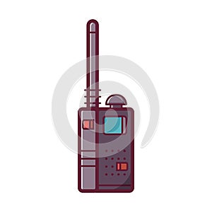 Portable Transceiver or Radio Set Icon