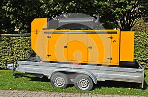 Portable transformator vehicle