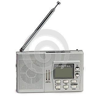 Portable transistor radio receiver