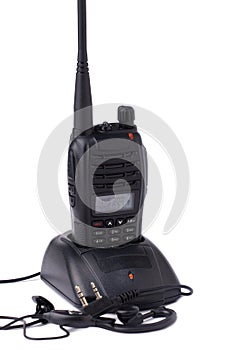 Portable UHF radio transmitter